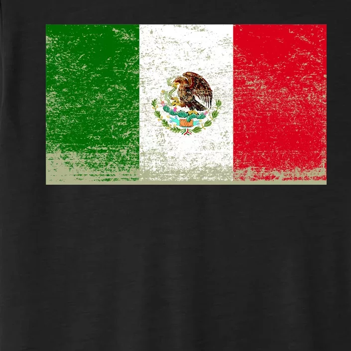 Mexico Flag Grunge ChromaSoft Performance T-Shirt