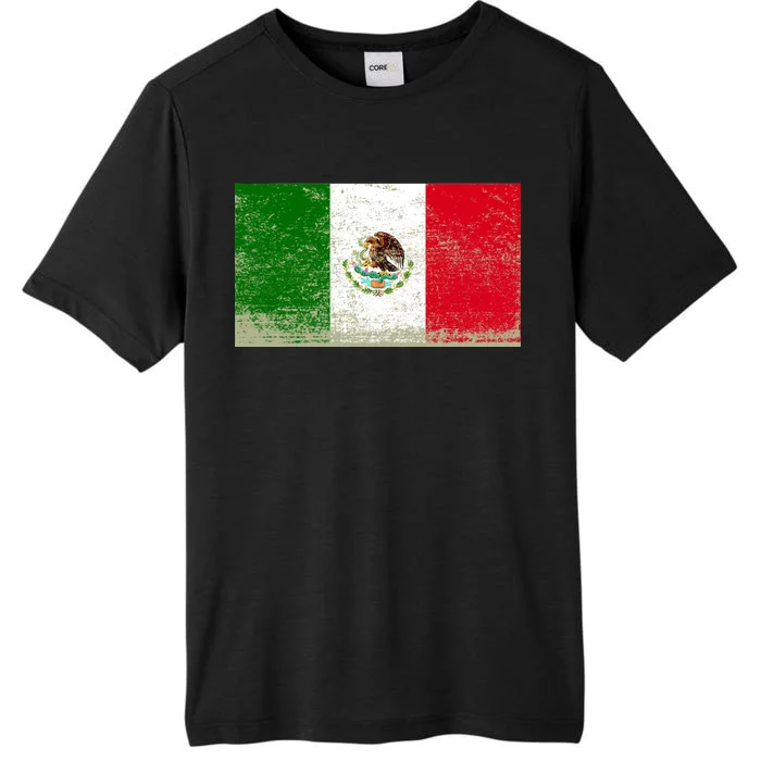 Mexico Flag Grunge ChromaSoft Performance T-Shirt