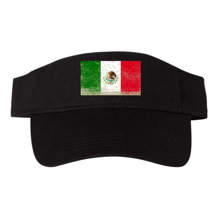 Mexico Flag Grunge Valucap Bio-Washed Visor