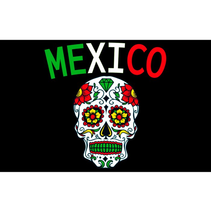 Mexico Skull Bumper Sticker