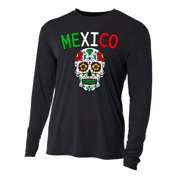 Mexico Skull Cooling Performance Long Sleeve Crew