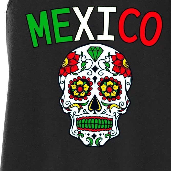 Mexico Skull Women's Racerback Tank