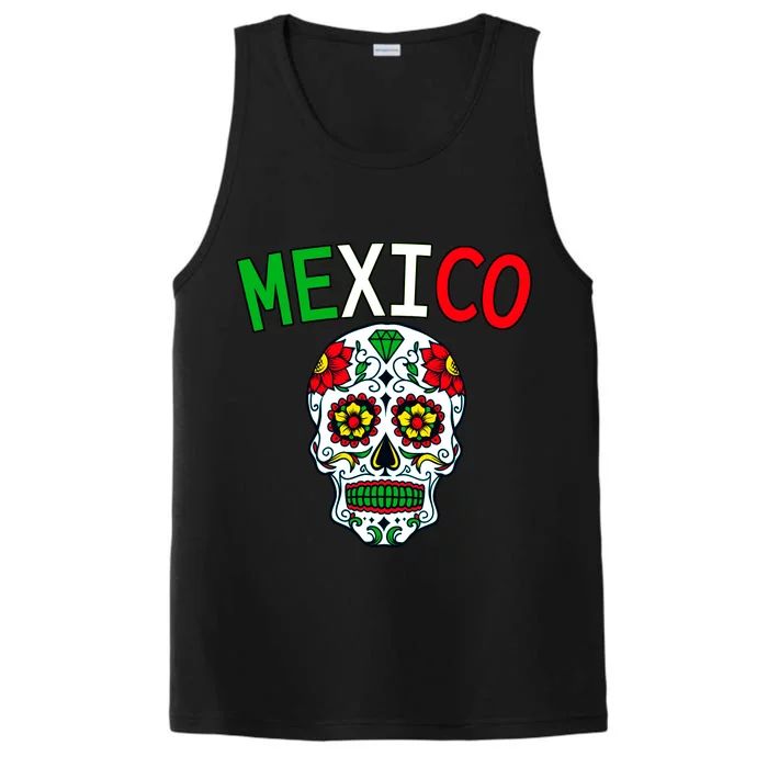 Mexico Skull Performance Tank