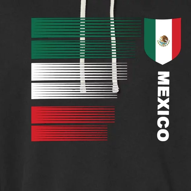 Mexico Soccer Jersey Garment-Dyed Fleece Hoodie