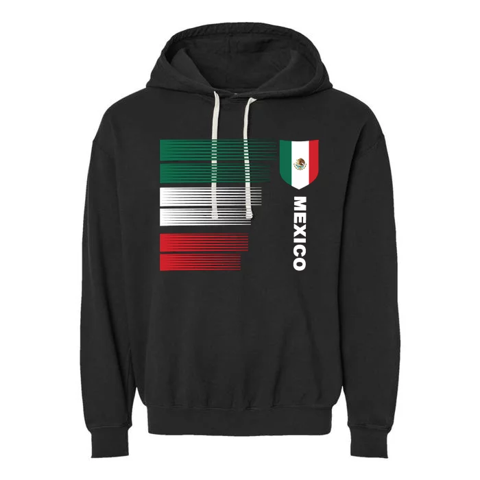 Mexico Soccer Jersey Garment-Dyed Fleece Hoodie