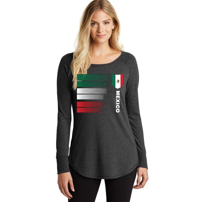 Mexico Soccer Jersey Women's Perfect Tri Tunic Long Sleeve Shirt