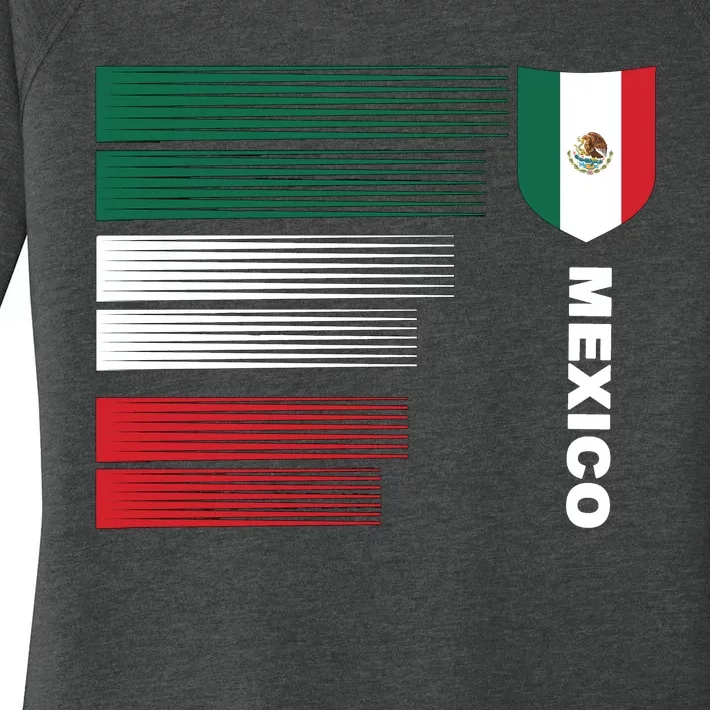 Mexico Soccer Jersey Women's Perfect Tri Tunic Long Sleeve Shirt