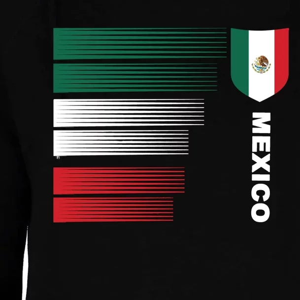 Mexico Soccer Jersey Womens Funnel Neck Pullover Hood