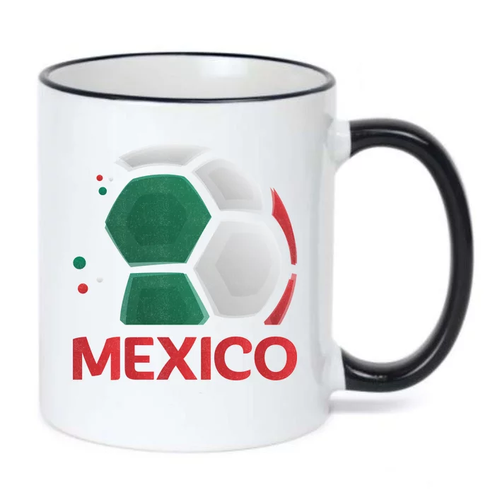 Mexico Soccer Jersey Logo Black Color Changing Mug