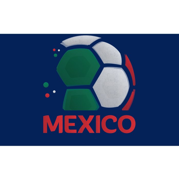 Mexico Soccer Jersey Logo Bumper Sticker