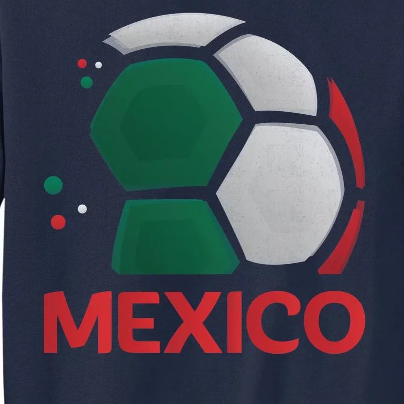 Mexico Soccer Jersey Logo Tall Sweatshirt