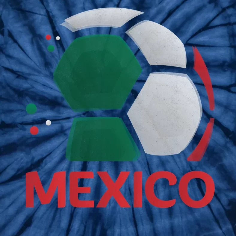 Mexico Soccer Jersey Logo Tie-Dye T-Shirt