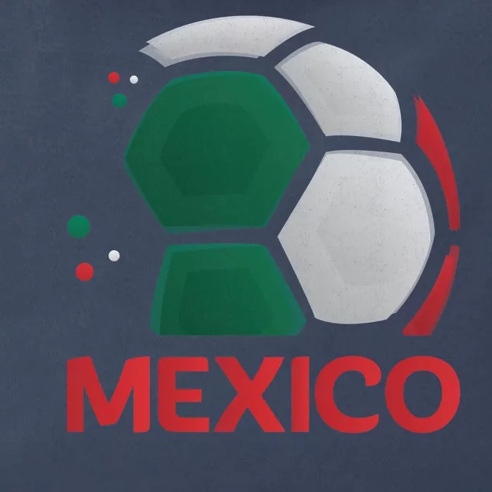 Mexico Soccer Jersey Logo Zip Tote Bag