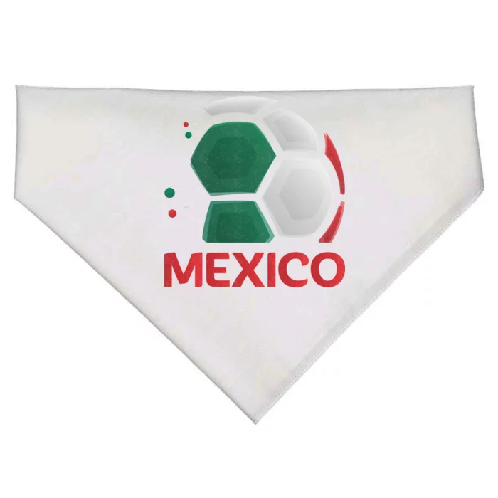 Mexico Soccer Jersey Logo USA-Made Doggie Bandana