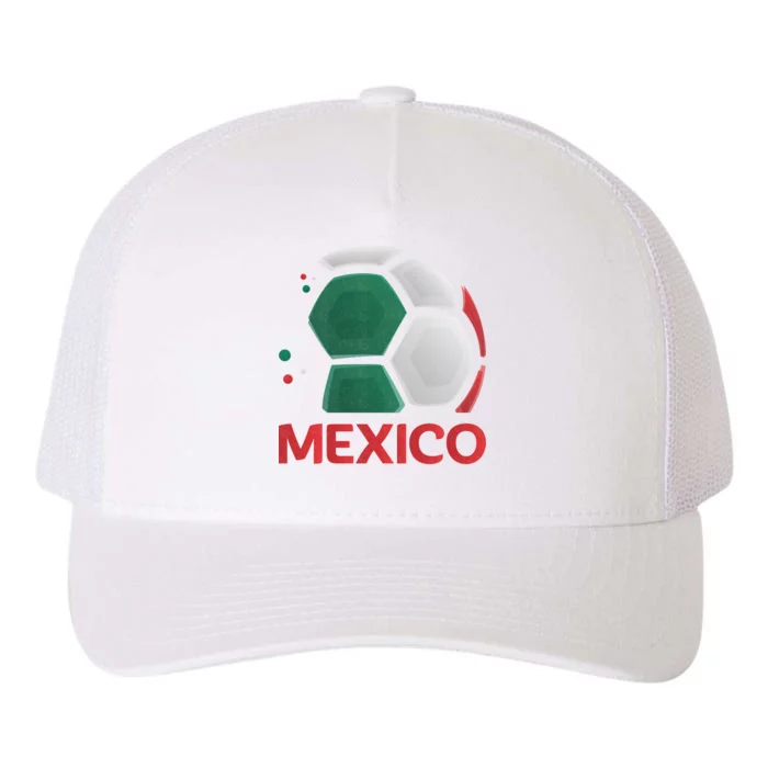 Mexico Soccer Jersey Logo Yupoong Adult 5-Panel Trucker Hat