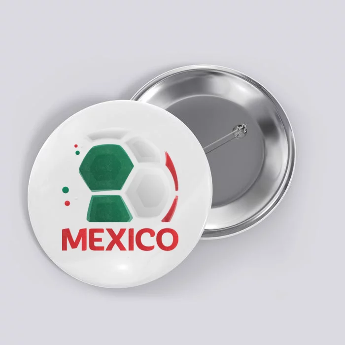 Mexico Soccer Jersey Logo Button