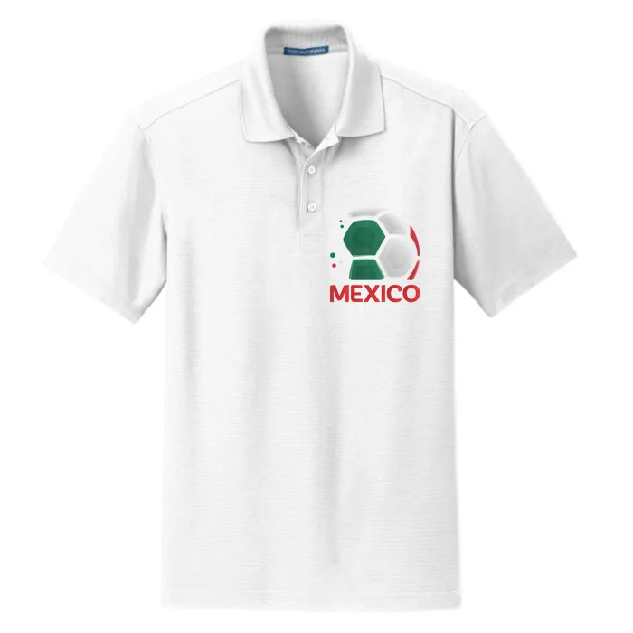 Mexico Soccer Jersey Logo Dry Zone Grid Performance Polo