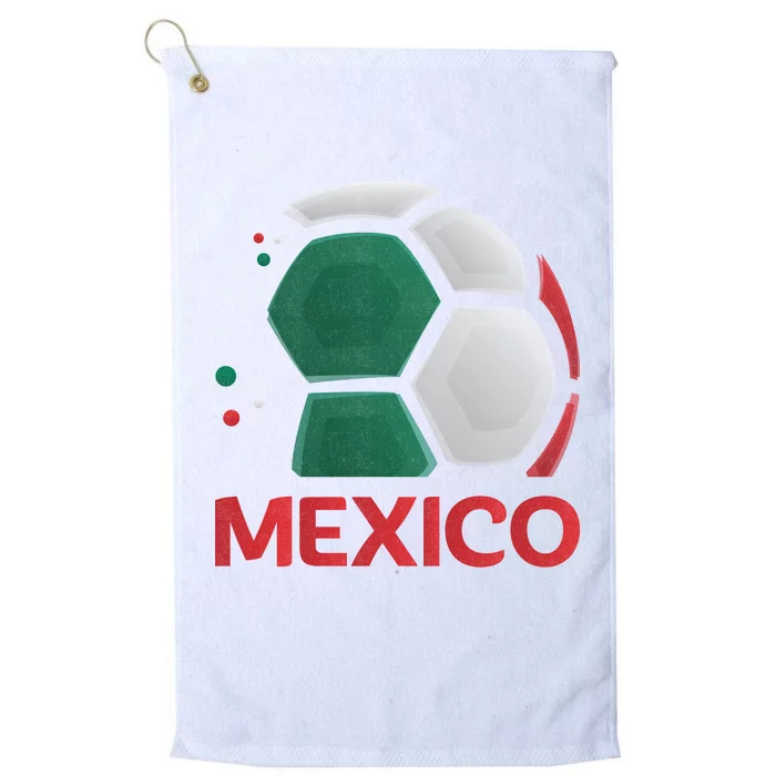 Mexico Soccer Jersey Logo Platinum Collection Golf Towel