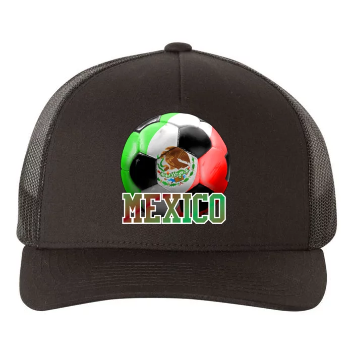 Mexico Soccer Logo Yupoong Adult 5-Panel Trucker Hat