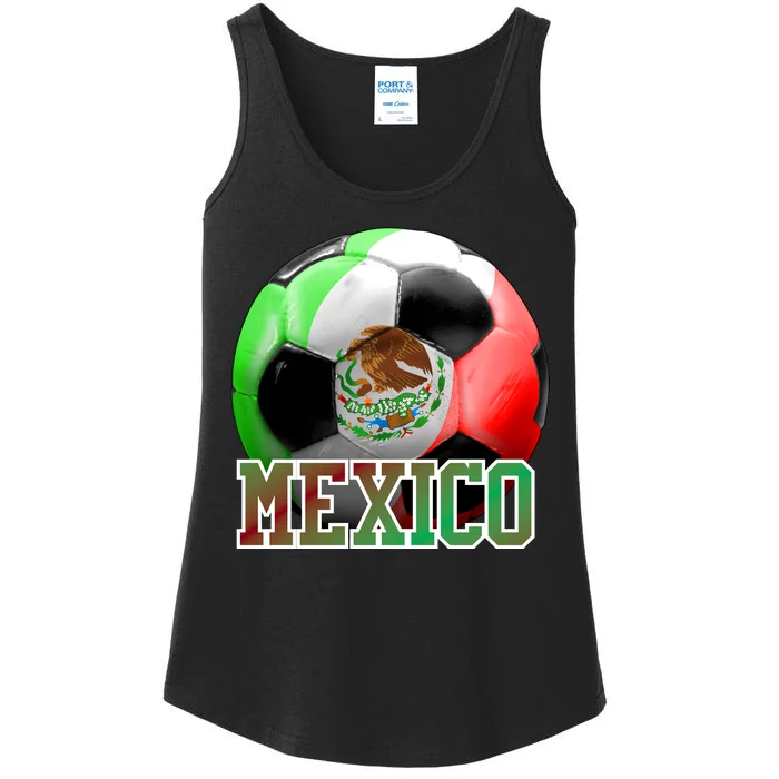 Mexico Soccer Logo Ladies Essential Tank