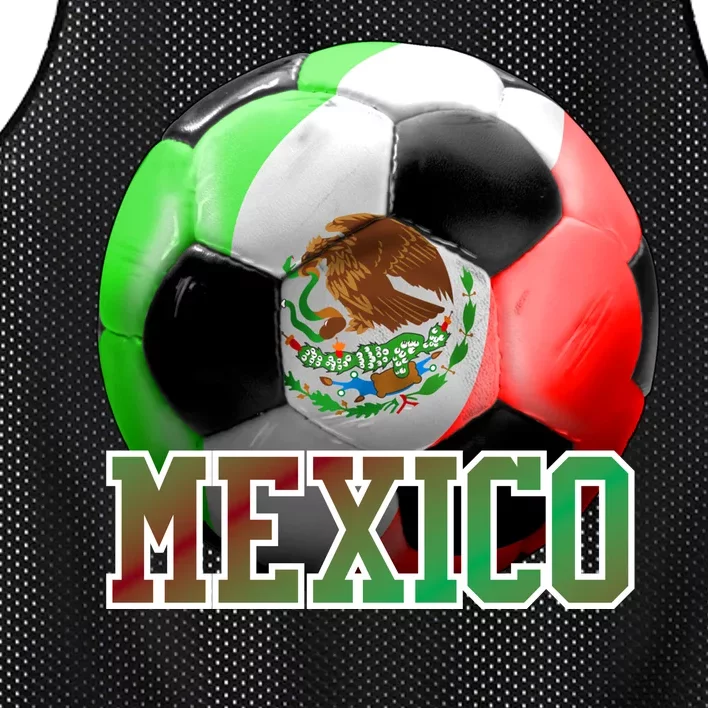 Mexico Soccer Logo Mesh Reversible Basketball Jersey Tank