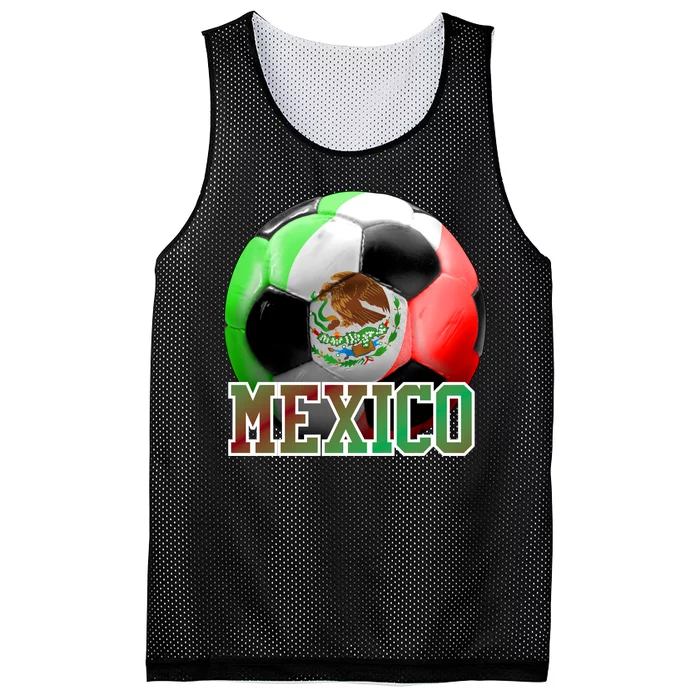 Mexico Soccer Logo Mesh Reversible Basketball Jersey Tank