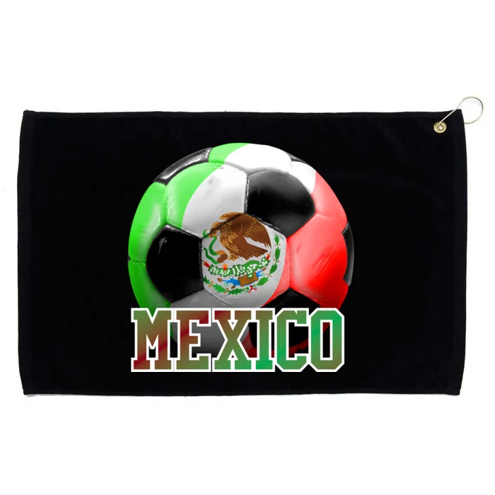 Mexico Soccer Logo Grommeted Golf Towel