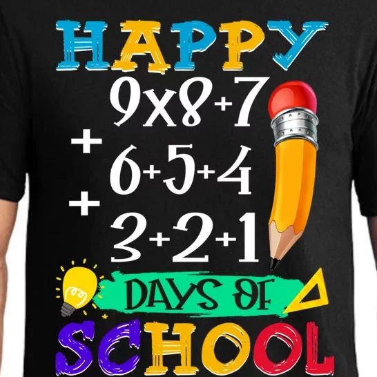 Math Formula 100 Days Of School Teacher Students Cute Gift Pajama Set