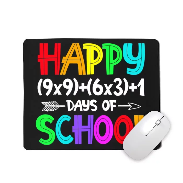 Math Formula 100 Days Of School Math Teacher 100th Day Mousepad