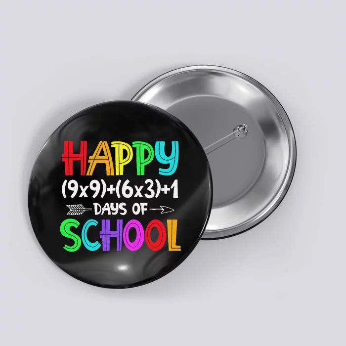 Math Formula 100 Days Of School funny Math Teacher Button