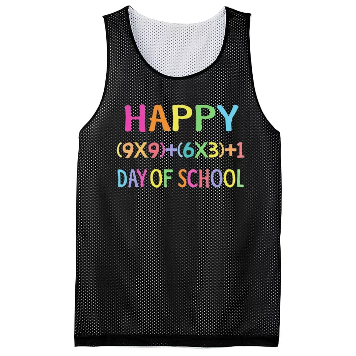 Math Formula 100 Days Of School Teacher Mesh Reversible Basketball Jersey Tank