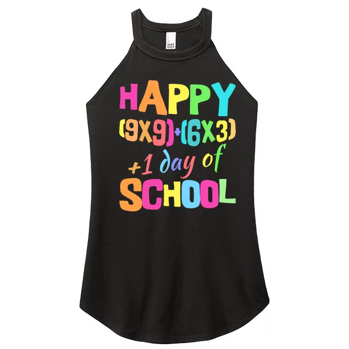 Math Formula 100 Days Of School Math Teacher 100th Day Women’s Perfect Tri Rocker Tank