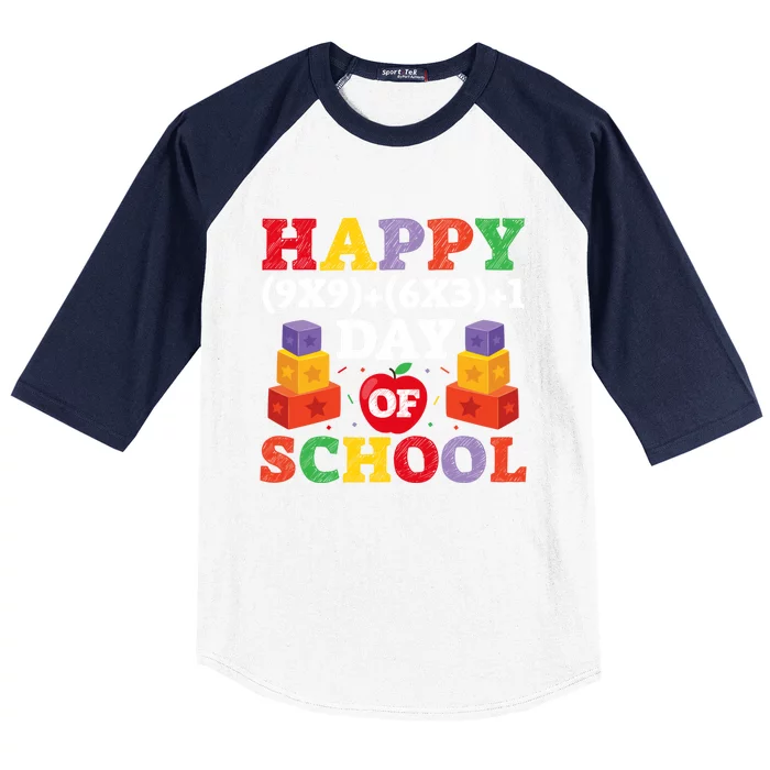 Math Formula 100 Days Of School Teacher And Student Novelty Meaningful Gift Baseball Sleeve Shirt