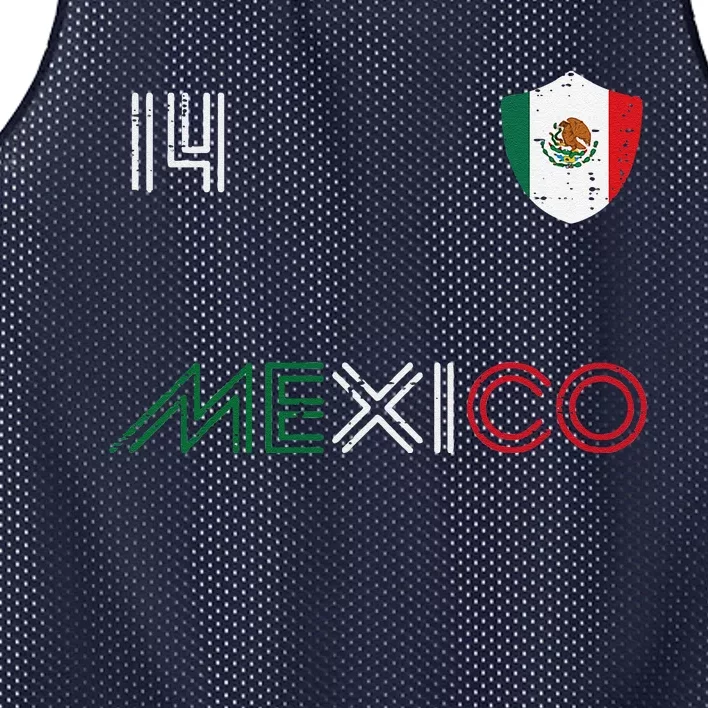 Mexico Flag 14 Mexican Soccer Fan Mesh Reversible Basketball Jersey Tank