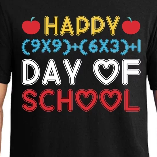 Math Formula 100 Days Of School Funny Math Teacher Gift Pajama Set