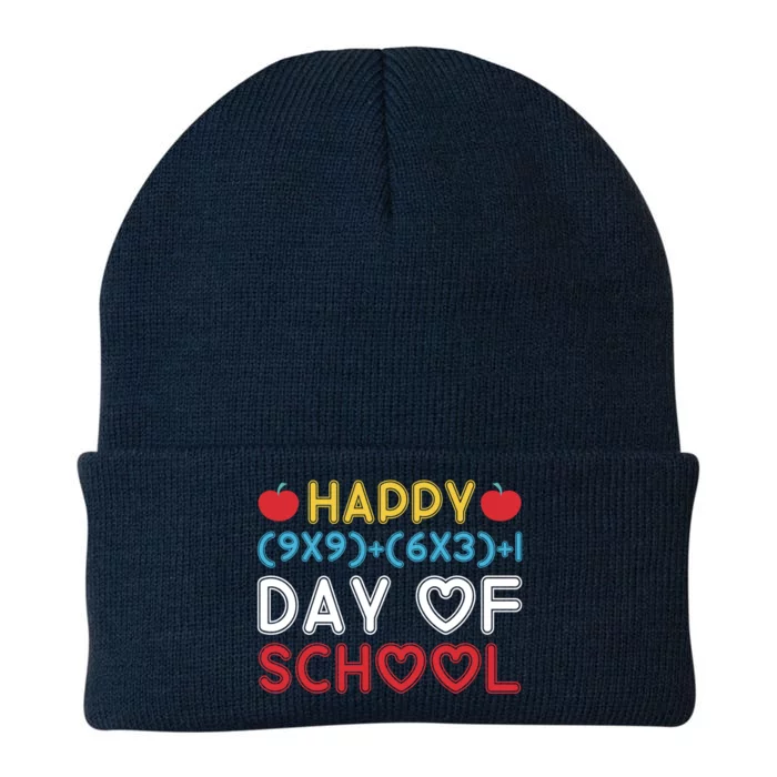 Math Formula 100 Days Of School Funny Math Teacher Gift Knit Cap Winter Beanie