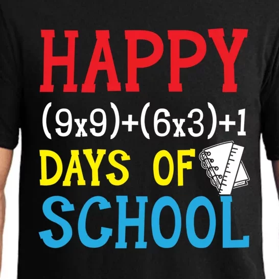 Math Formula 100 Days Of School Gift For A Math Teacher Funny Gift Pajama Set