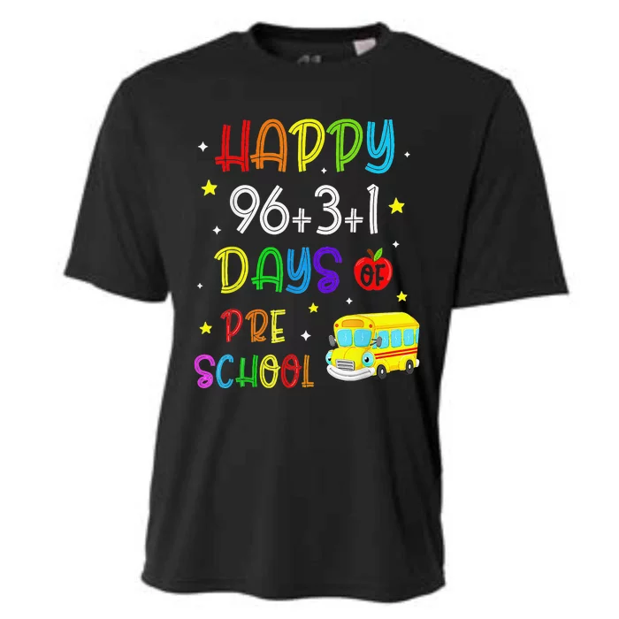 Math Formula 100 Days Of Preschool For Students & Teachers Cooling Performance Crew T-Shirt