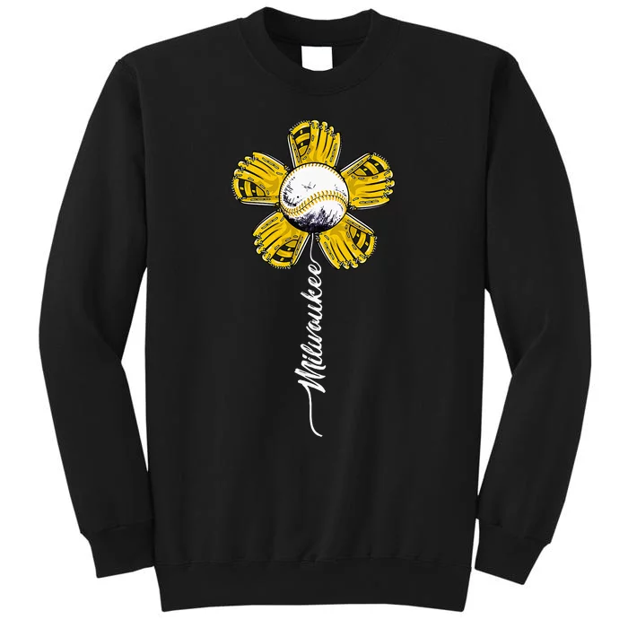 Milwaukies Flower 2024 I Love Milwaukies Tall Sweatshirt