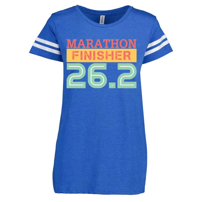 Marathon Finisher 26 2 Running Meaningful Gift Enza Ladies Jersey Football T-Shirt