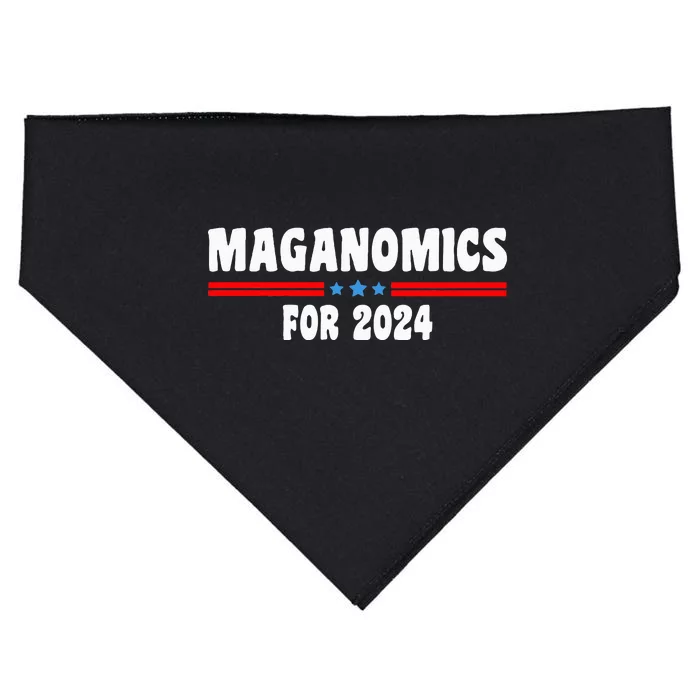 Maganomics For 2024 Donald Trump President Legend USA-Made Doggie Bandana