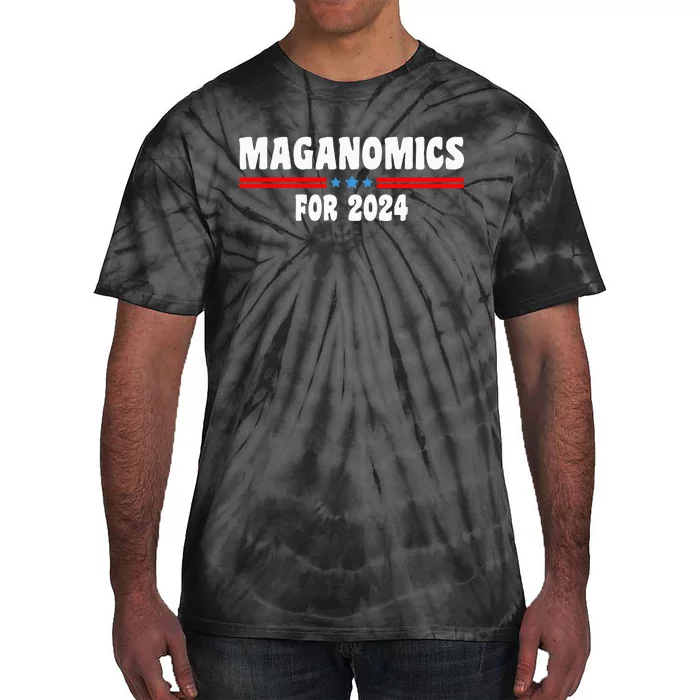 Maganomics For 2024 Donald Trump President Legend Tie-Dye T-Shirt