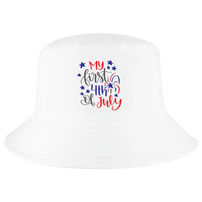 My First 4th Of July Cute Gift Cool Comfort Performance Bucket Hat