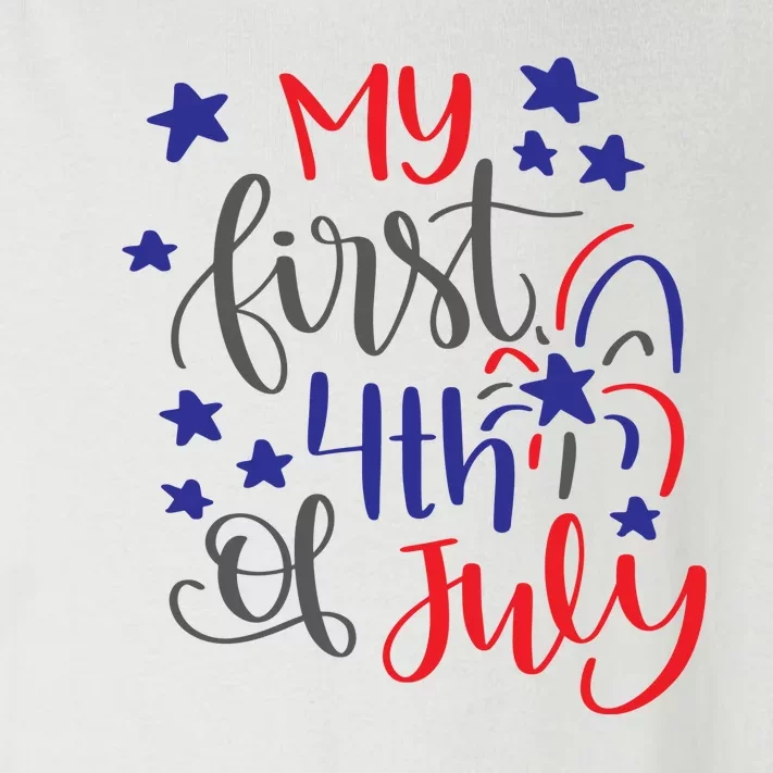 My First 4th Of July Cute Gift Toddler Long Sleeve Shirt