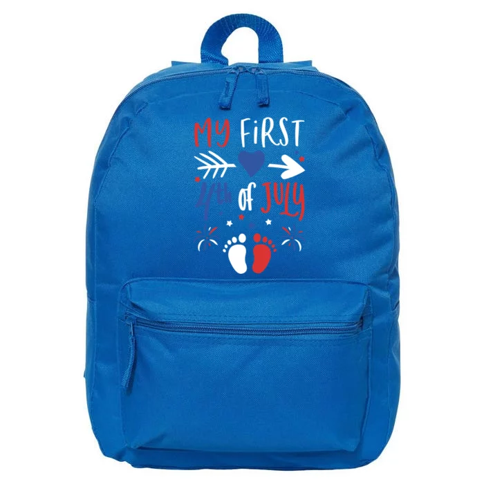 My First 4th Of July Pregnancy Patriotic Reveal Gift 16 in Basic Backpack