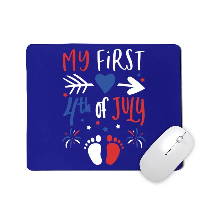 My First 4th Of July Pregnancy Patriotic Reveal Gift Mousepad