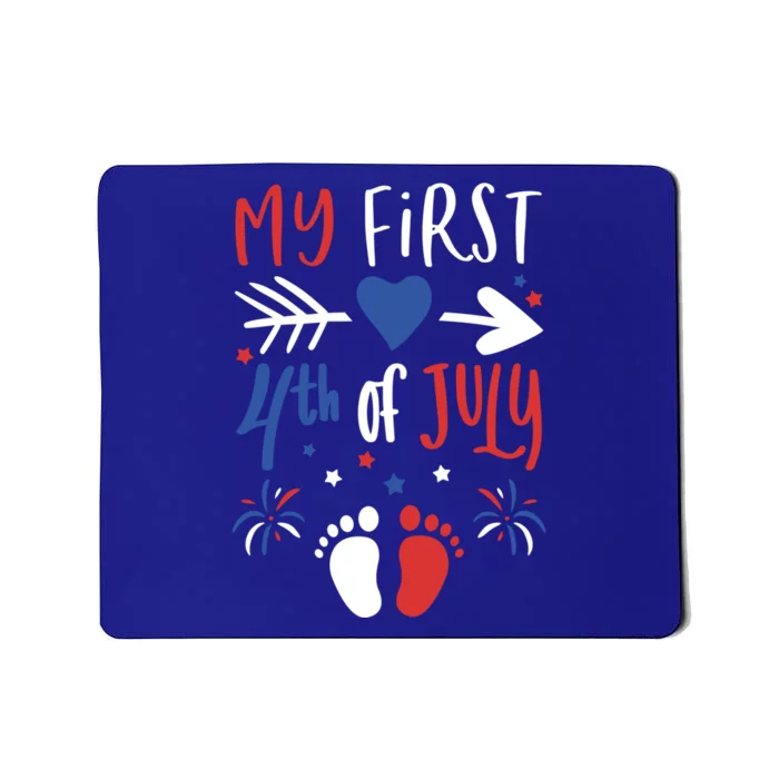 My First 4th Of July Pregnancy Patriotic Reveal Gift Mousepad