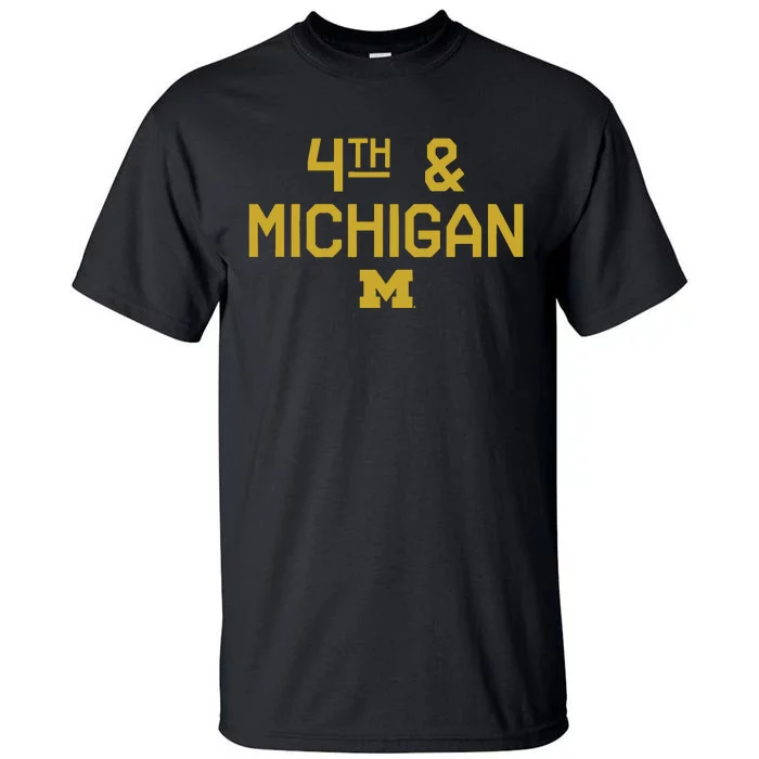 Michigan Football 4th Michigan Tall T-Shirt