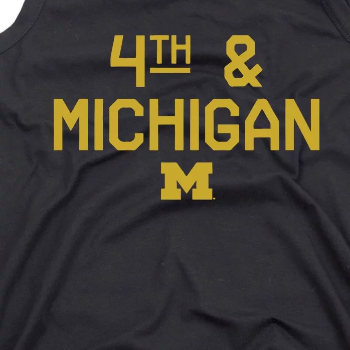 Michigan Football 4th Michigan Tank Top