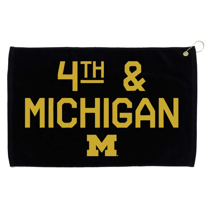 Michigan Football 4th Michigan Grommeted Golf Towel